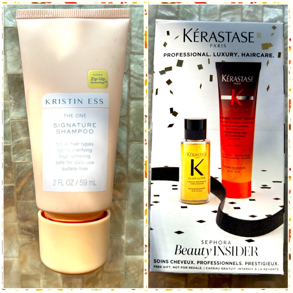Kerastase The One Hair signature shampoo & hair Treatment & Mask travel size set